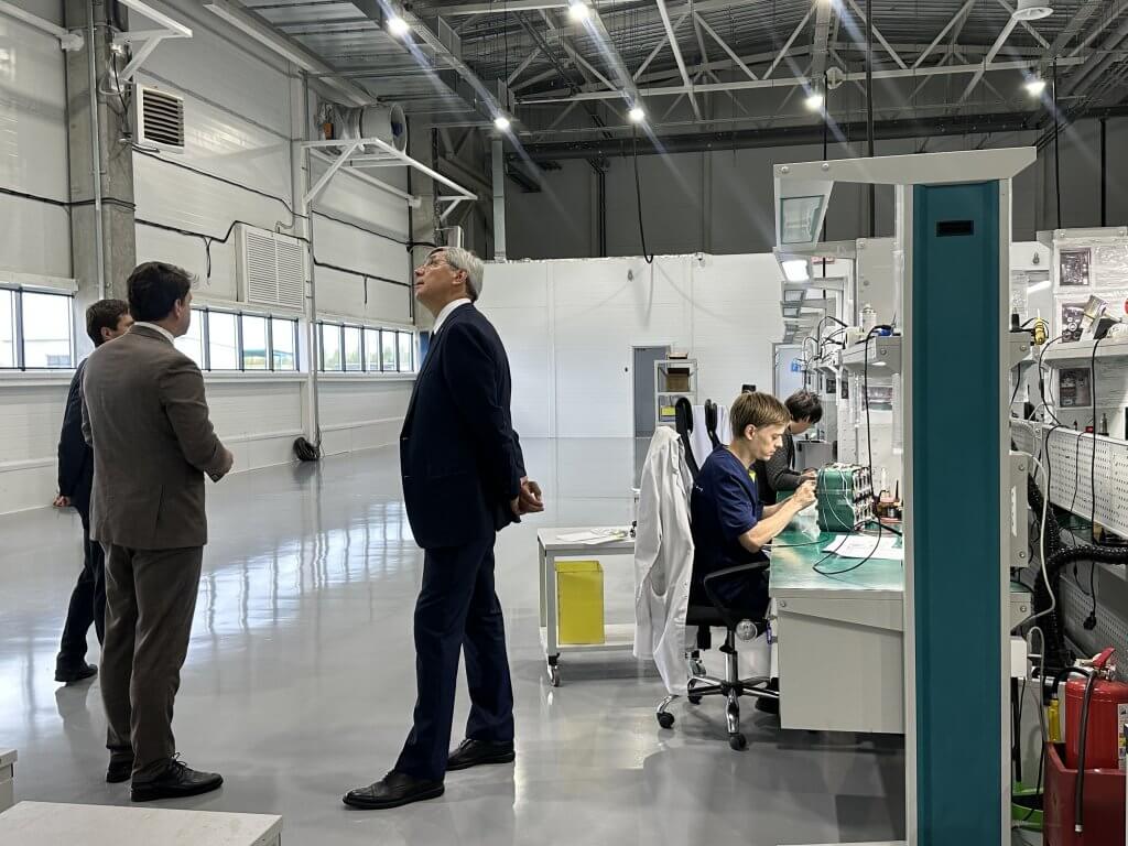 Рабочий визит Романа Шайхутдинова на производство БАТАРЕОН